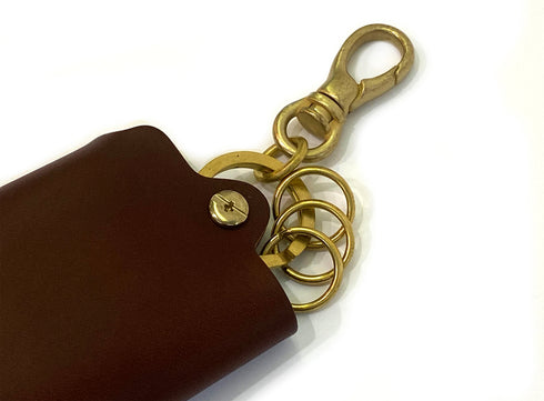 C/O. レザーキーケース/leather key case